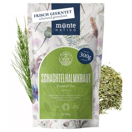 Horsetail tea (300g) MonteNativo – Horsetail - 100% pure and natural – Herbal tea – Horsetail infusion – Gently cut and dried