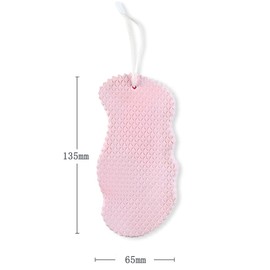 Exfoliating Sponge, Set of 2, Sea Cotton, Soft Shower Brush, Soft, Scrubbing, Sauna, Cleansing, Bath Goods, Dirt Removal, Unisex, For Both Children & Adults, Bath, Body Use, Bath Supplies