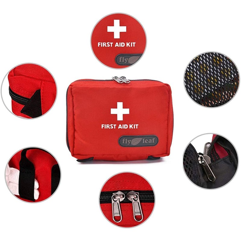 救急バッグ ファーストエイドバッグ 外傷用救急箱 医療ポーチ 大容量 防水 ナイロン メディカルポーチ メッシュ 緊急