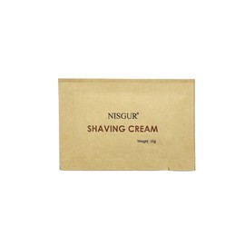 Bulk Shaving Cream Pack of 100 Disposable Shaving Cream No Plastic 0.35fl.oz Individually Wrapped Hotel Supplies and Toiletries for Guest