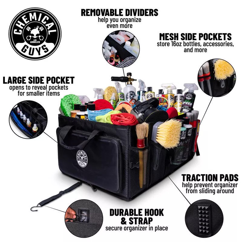 Chemical Guys ACC622 - Ride Along Large Space Trunk Organizer