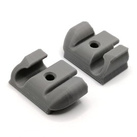 Printbtw Replacement End Caps for Piping Trim / Strip for Caravans such as Tabbert (Grey)
