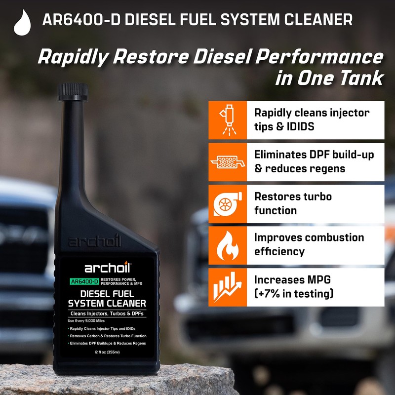 Archoil AR6400-D Diesel Fuel System Cleaner (Two Pack) - Cleans