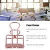 19mm 80pcs Binder Clips Strong Clamping Force Metal Hollow Tail