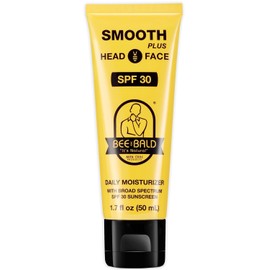 Bee Bald Smooth Plus Daily Moisturizer with SPF 30 Broad Spectrum Sunscreen