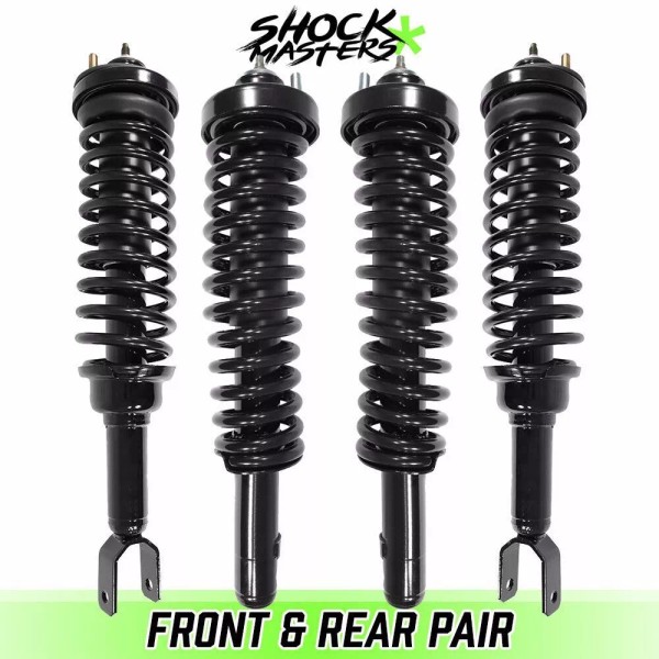 Unity Automotive Front & Rear Quick Complete Struts & Coil