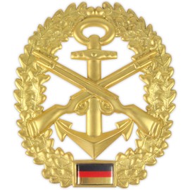 Original German Army Beret Badge Metal in Various Varieties to Choose From Colour Marine Security / Badge