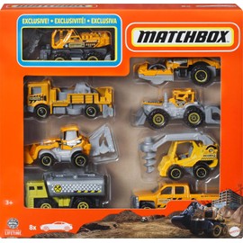 Matchbox Surtido Sorpresa Diecast Vehículo de Juguete Auto Básico Paquete de 8 para niños de 3 años en adelante