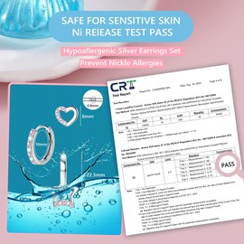 MILACOLATO 925 Silver Gold Small Hoop Earrings for Women Silver Hoop Hypoallergenic Small Tiny Huggie Sleeper Cute Earrings Earings for Women Pink/White