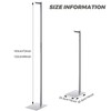 Sintuff Adjustable Cloth Display Stand 48-72 Inches Single Garment Rack