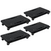 Nellyke Furniture Dolly, 4 Pack Small Flat Moving Dolly, Furniture