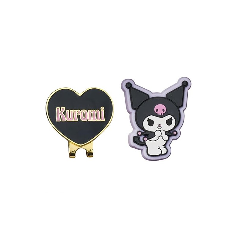 Marushin Golf Marker, Chromi, Heart Black Marker, Beginner, Character 3335021500