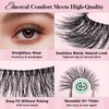 False Eyelashes 14 Pairs Eye Lash Pack Natural Look,3D Fluffy