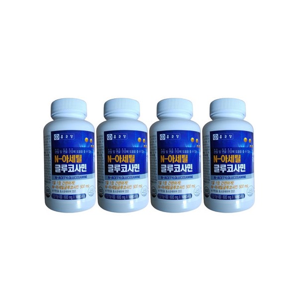 Chong Kun Dang Health N-Acetyl Glucosamine 90 tablets x4