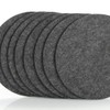 com-four® 8X Filzuntersetzer - Tischschoner aus robustem Filz - Unterlage
