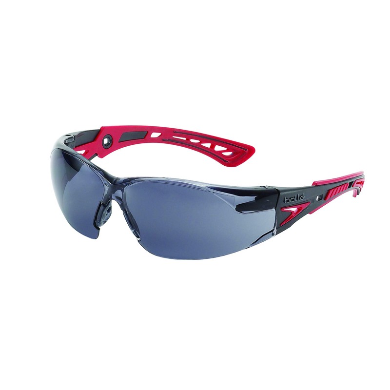 bollé SAFETY Rush+ Goggles, 4-Piece Set, (Goggles, Gasket Kit, Pouch,