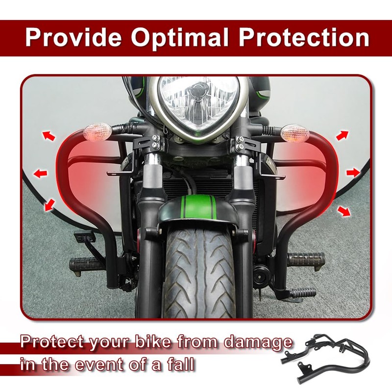 Xitomer Highway Engine Guard Crash Bars Compatible with VulcanS 650