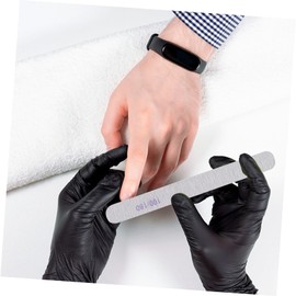 Outanaya Manicure Tools Transparent French Nail Tips Crystal Clips Cuticle Nipper File for Nail Art for Parties