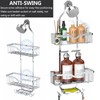 Kadolina Hanging Shower Caddy, Over Head Shower Caddy Shower Organizer