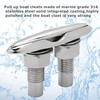SUNOOM Pull Up Boat Cleats 316 Stainless Steel Hidden Flush