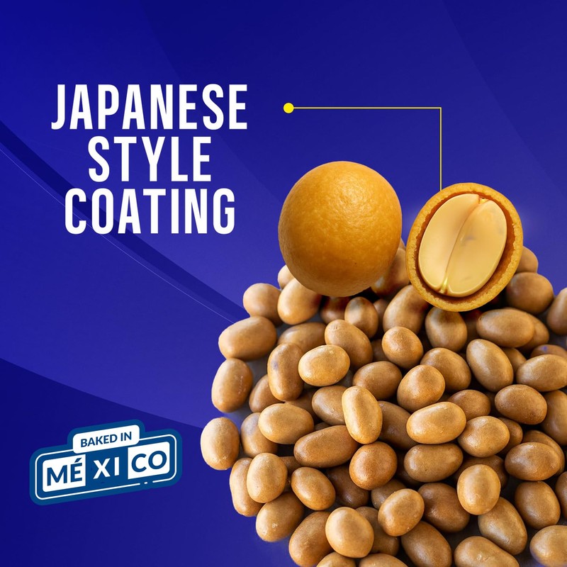 Manzela Japanese-Style Peanuts Bags | Crunchy Oven-Baked Shell with Wheat