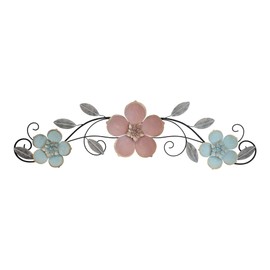 Stratton Home Decor Sydney Floral Over The Door Decor Wall Décor, Extra Large, Multi Color