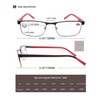 OLOMEE Reading Glasses Men Women Blue Light Blocking Rectangular Computer