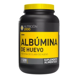 NUTRICION 2000 Albumina De Huevo 1200 G Nutrición 2000 Sabor Sin Sabor