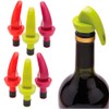 6 Wine Bottle Stoppers Preserver Vacuum Sealer Expanding Cork Joie