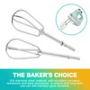 KornaDoz 2 Pack Heavy Duty Stainless Steel Hand Mixer Beaters,