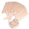 Rotekt 100Pcs / Bag Waxing Stick Spatula Aplicador Espátula de