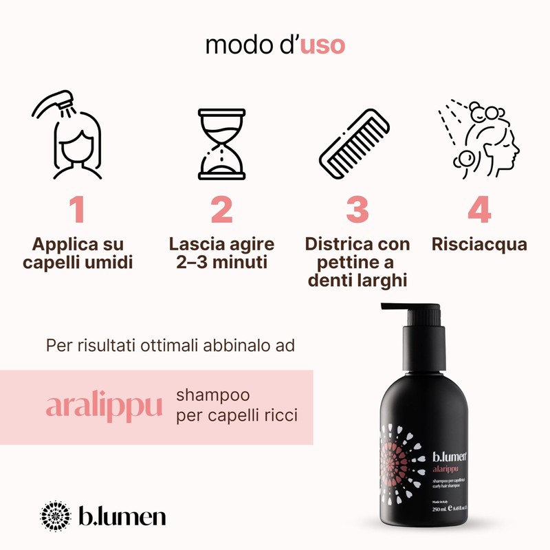 B.lumen Alarippu Conditioner for Curly Hair 250 ml Based on