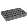 Durham 124-95-32-IND Large, Polypropylene, 32 Compartment Insert, Gray
