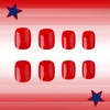Independence Day Press on Nails Short Square Fake Nails National