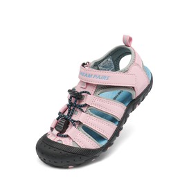 DREAM PAIRS Sandalias Deportivas para ni?os y ni?as Peque?os o Peque?os o Grandes para ni?os,181105K,Rosa,23.5 cm,Ni?o Grande