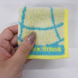 Marushin Mini Towel, Miffy, Mamemame Turtle 5805018900, Approx. 5.9 x 5.9 inches (15 x 15 cm)