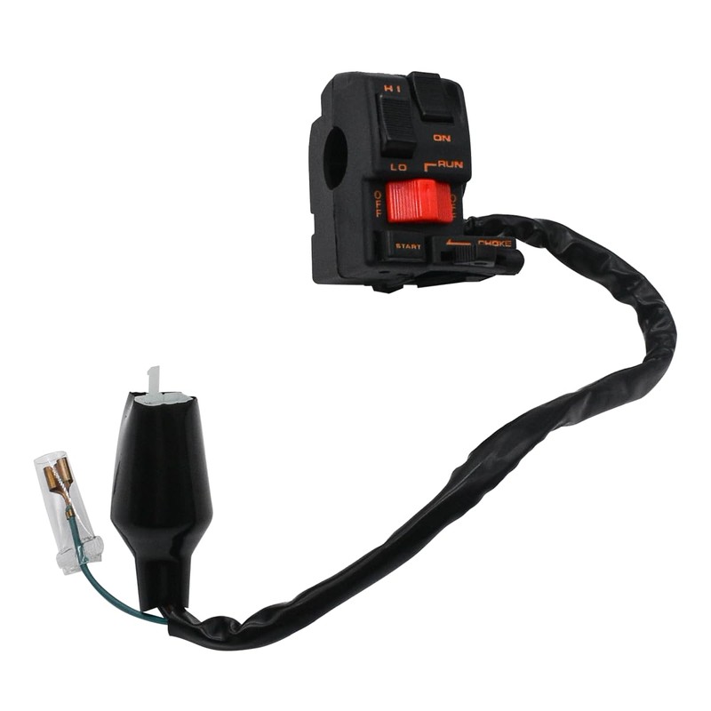 JDLLONG Kill/Light/Hi/Low/Starter Switch for Honda ATC250 250SX 1985 1986 1987
