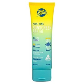 Sun Zapper Pure Zinc Sunscreen Bloqueador Solar SPF 50 Reef Safe Mineral Zinc 100g