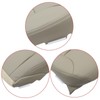 FZJDSD Light Beige Driver Side Bottom Microfiber Leather Replacement Seat