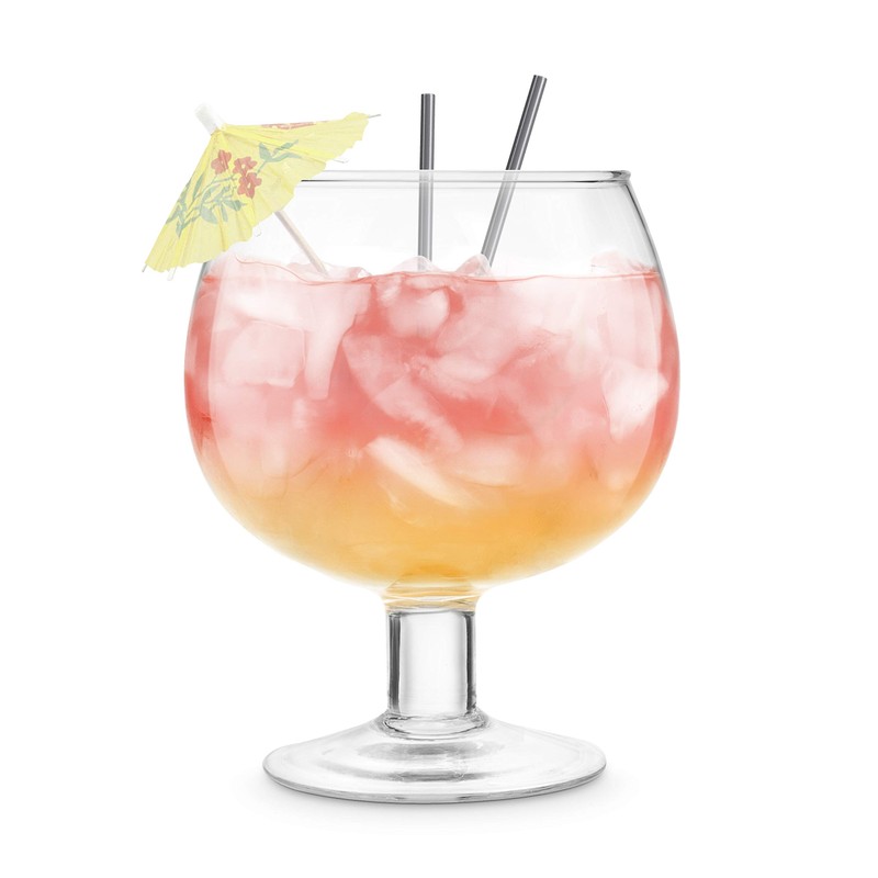 Final Touch Fishbowl Glass - Extra Large Unique Drinking Cup