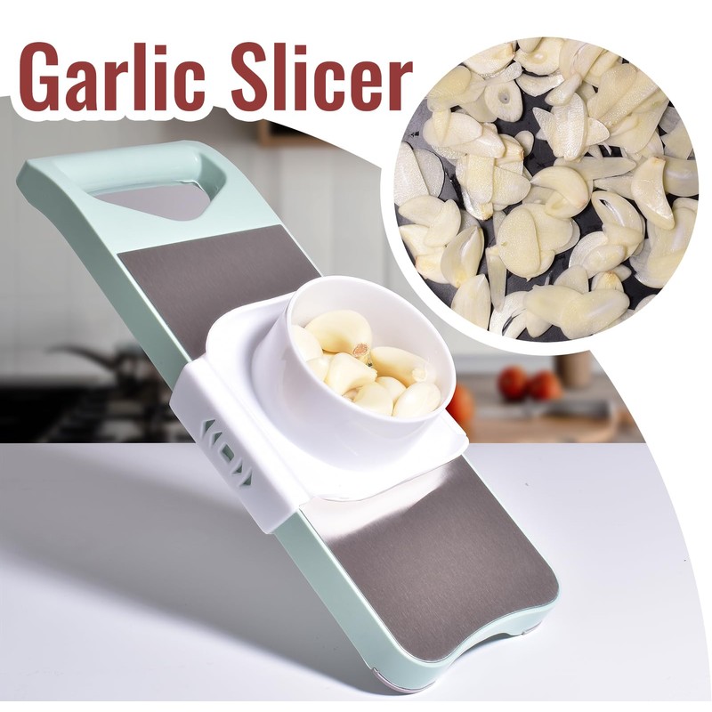NACOLUS Multi-Purpose Mandoline Slicer for Kitchen with Slide-On Hand Guard