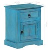vidaXL Bedside Table - Nightstand with Storage - Solid Mango