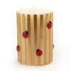 MACKENZIE-CHILDS Ladybug Pillar Candle - 4''
