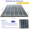 MOSINSBO Galvanized Steel Drain Grate, 24x24 Outdoor Drain Cover, B
