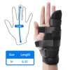 HGEKLIZV Finger Splint with Aluminum Support Boxer's Finger Splint Brace