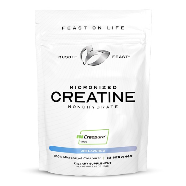 Muscle Feast Creapure - Micronized Creatine Monohydrate Powder | Premium