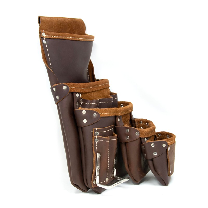 Task T77311 Leather Tool Pouch, 11-Pocket