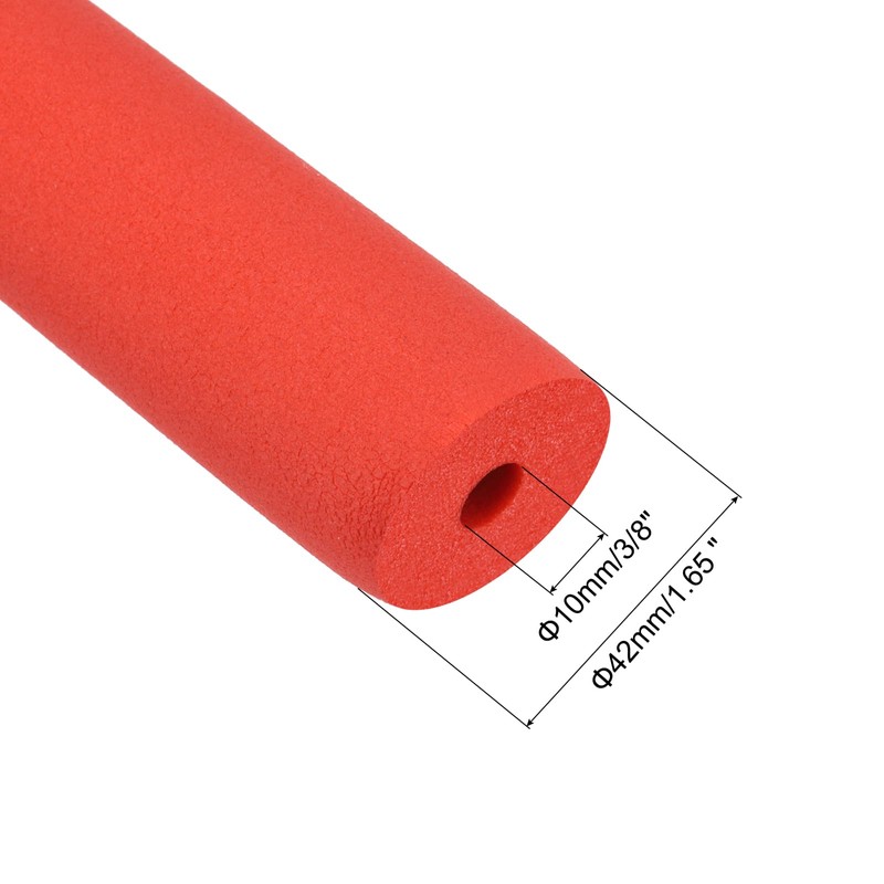 sourcing map Foam Tubing for Handle Grip Support, Pipe Insulation