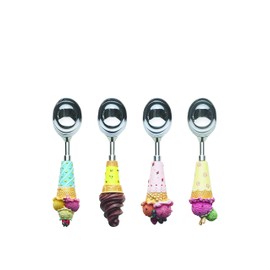Excelsa Lollypop Ice Cream Scoop, Steel, Multicoloured, 16 x 4 x 4 cm