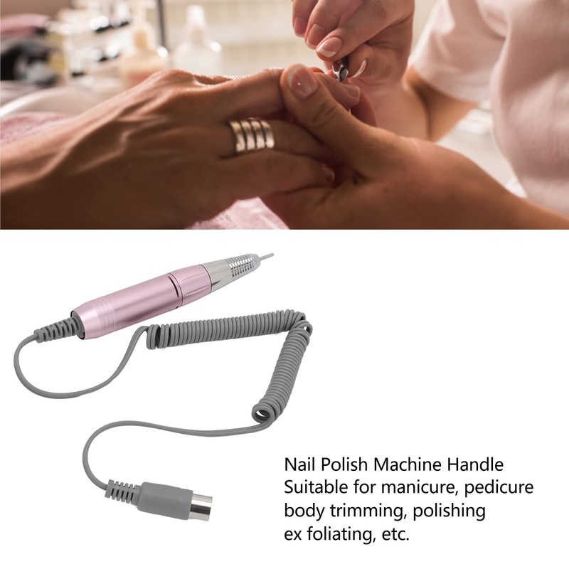 Asixxsix Nail Drill Replacement Handle, Adjustable Electric Nail Drill Pen